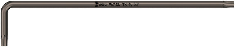 Wera 05024459001 967 XL HF TORXÃ‚Â® L-key with holding function, long, TX 40 x 224 mm