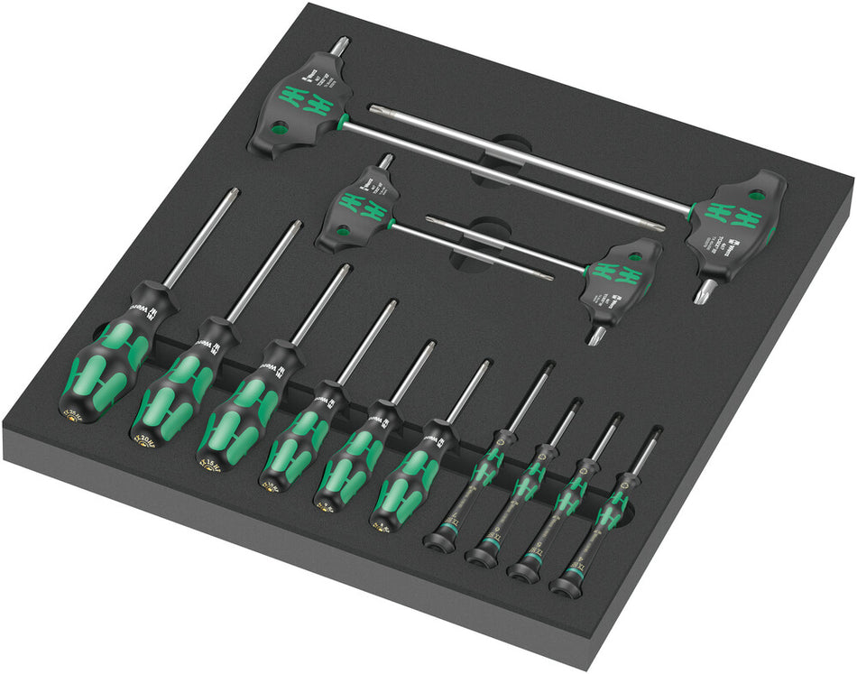Wera 05150103001 9712 Foam insert TORXÃ‚Â® HF screwdriver set 1, 14 pieces