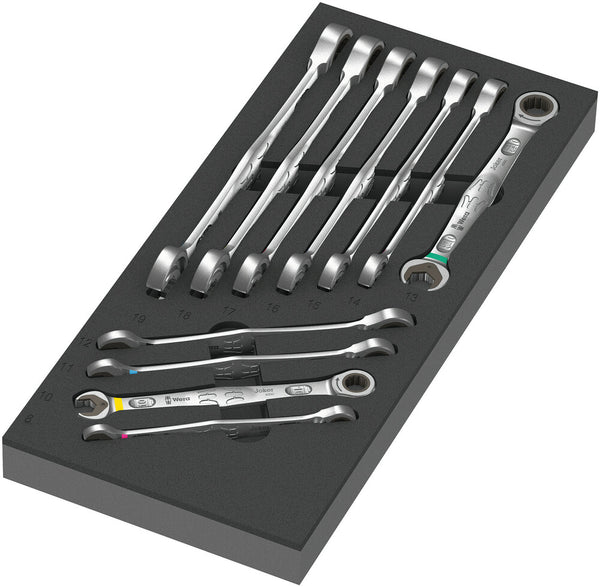 Wera 05150120001 9730 Foam insert 6000 Joker set 1, 11 pieces