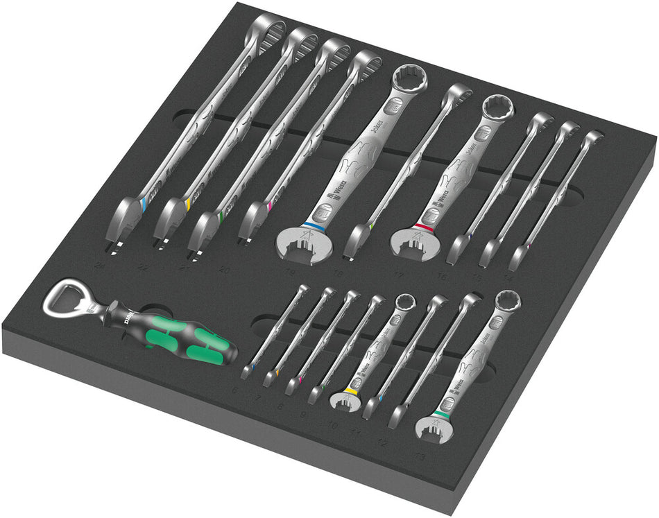 Wera 05150121001 9731 Foam insert 6003 Joker set 1, 19 pieces