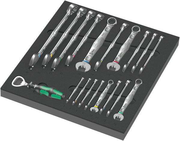 Wera 05150121001 9731 Foam insert 6003 Joker set 1, 19 pieces