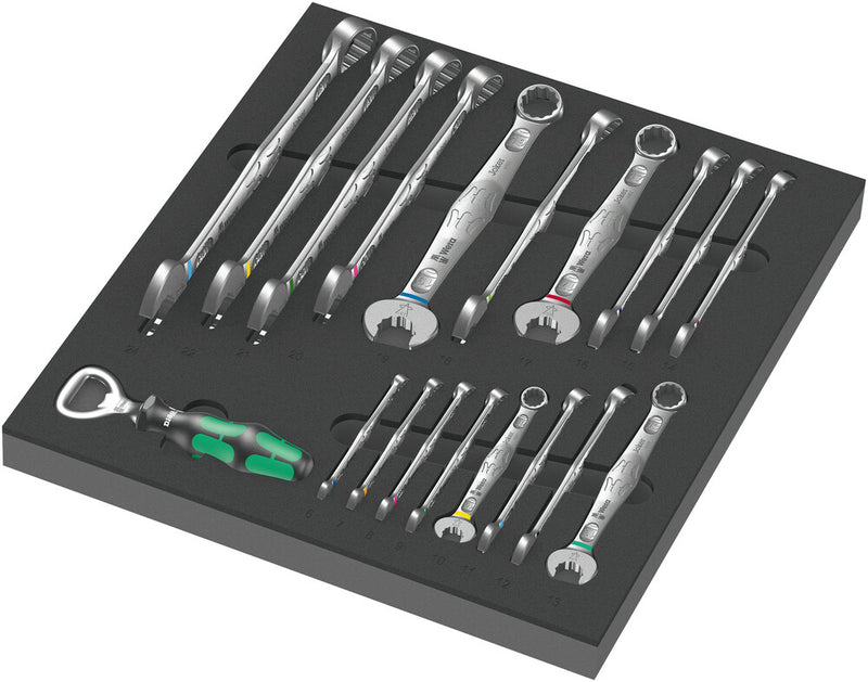 Wera 05150121001 9731 Foam insert 6003 Joker set 1, 19 pieces