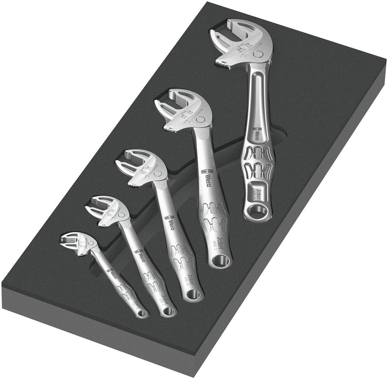 Wera 05150122001 9732 Foam insert 6004 Joker set 1, 5 pieces