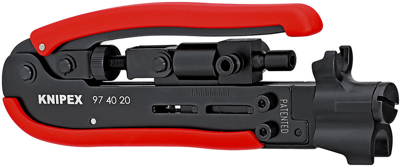 KNIPEX 97 40 20 SB Compression Tool for Coax conectors