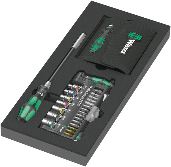 Wera 05150150001 9750 Foam insert Kraftform Kompakt and Tool-Check PLUS set 1, 57 pieces