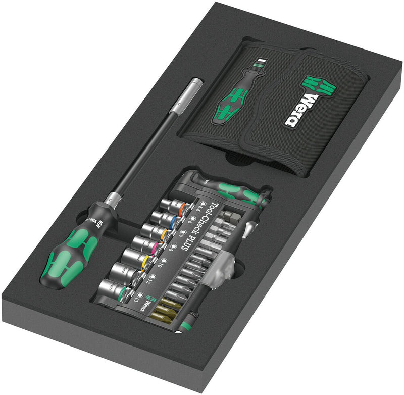 Wera 05150150001 9750 Foam insert Kraftform Kompakt and Tool-Check PLUS set 1, 57 pieces