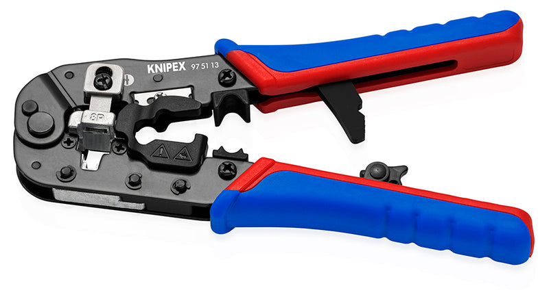 KNIPEX 97 51 13 Crimping Pliers for Western plugs