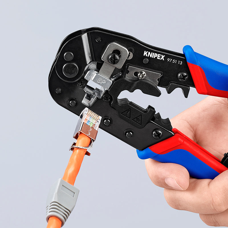 KNIPEX 97 51 13 Crimping Pliers for Western plugs