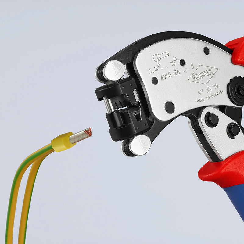 KNIPEX 97 53 19 KNIPEX Twistor16 Self-Adjus.Crimp.Pliers