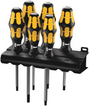 Wera 05024410001 977/6 TORXÃ‚Â® Screwdriver set Kraftform Wera: Chiseldriver and rack, 6 pieces