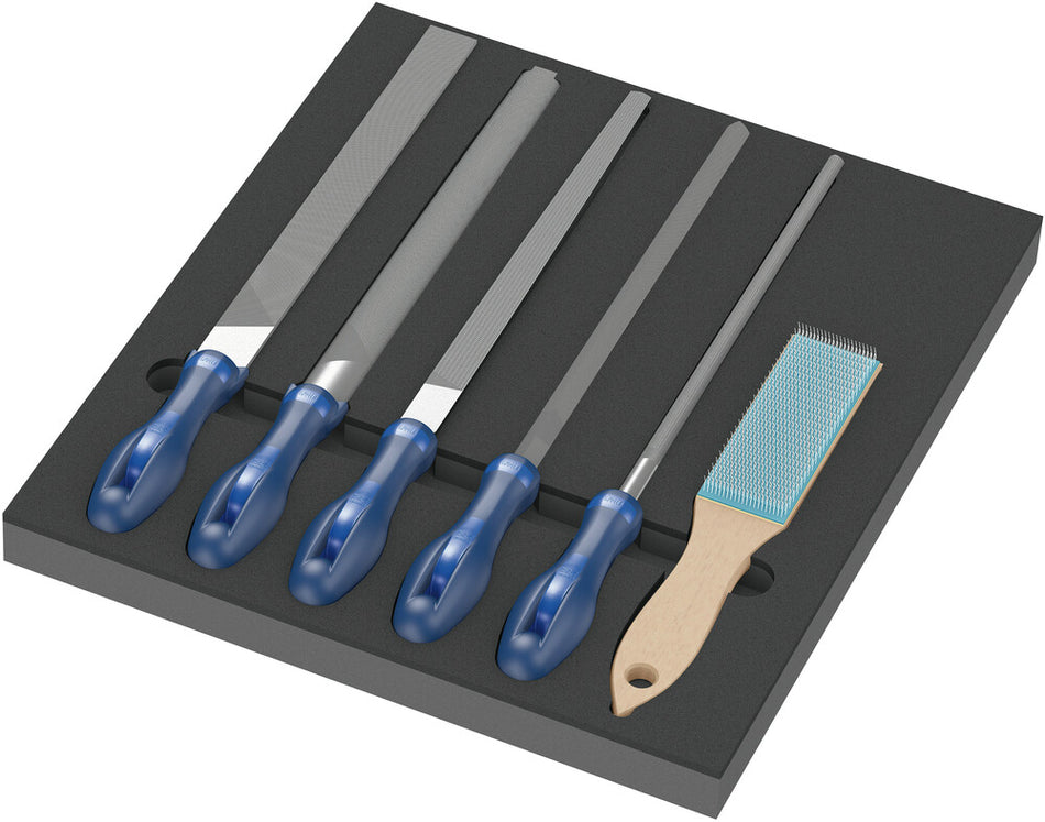 Wera 05150183001 9783 Foam insert PFERD file set 1, 6 pieces