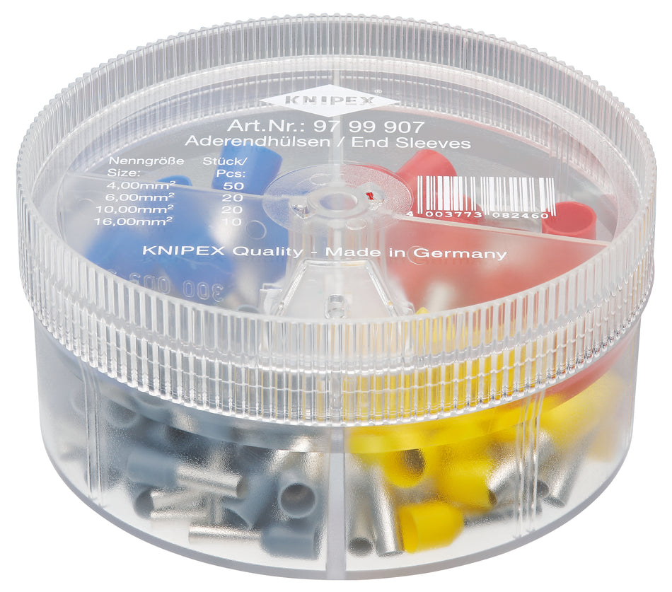 KNIPEX 97 99 907 Assortment of End Sleeves with collar