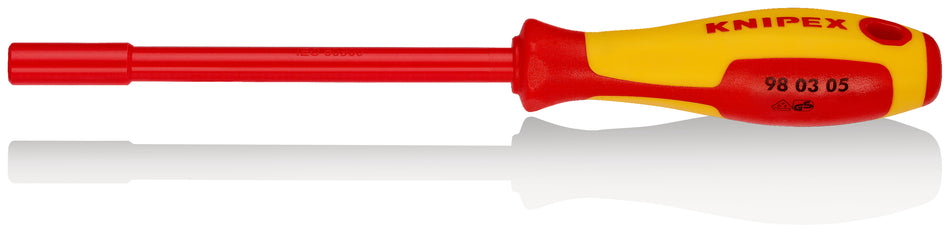 KNIPEX 98 03 05 NUT DRIVERS, WITH HANDLE