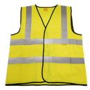 Sealey 9804XL Hi-Vis Waistcoat (Site & Road Use) Yellow - X-Large