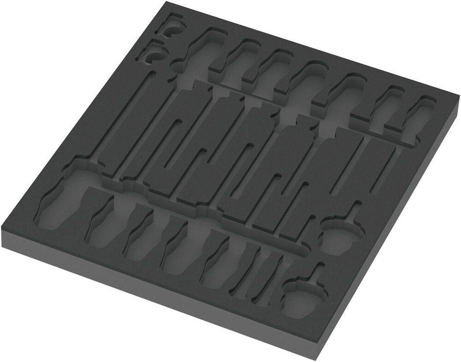 Wera 05137310001 9810 Foam insert screwdriver set 1, empty, 344 x 30 x 392 mm