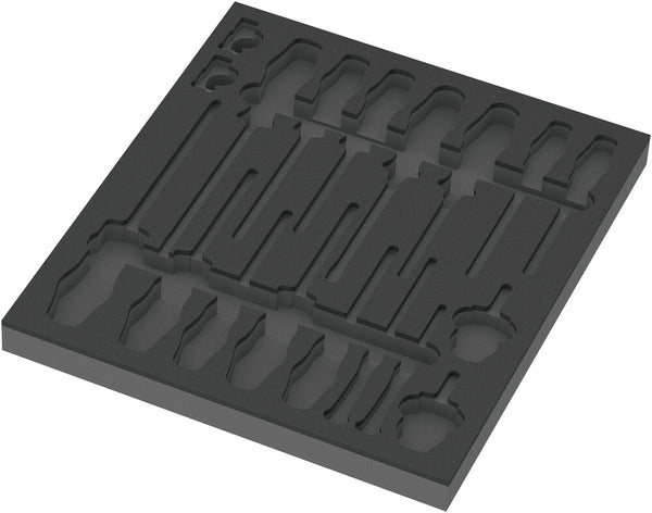 Wera 05137310001 9810 Foam insert screwdriver set 1, empty, 344 x 30 x 392 mm
