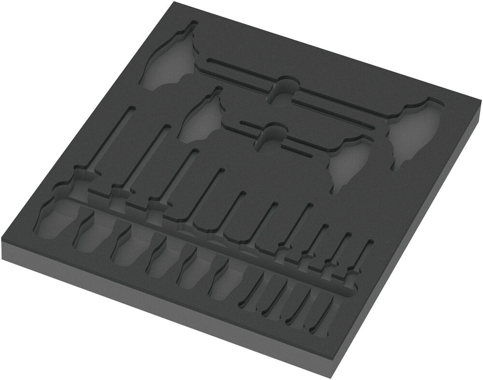 Wera 05137312001 9812 Foam insert TORXÃ‚Â® HF screwdriver set 1, empty, 344 x 30 x 392 mm