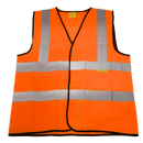 Sealey 9812M Hi-Vis Orange Waistcoat (Site and Road Use) - Medium