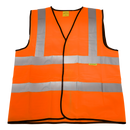 Sealey 9812XXL Hi-Vis Orange Waistcoat (Site and Road Use) - XX-Large
