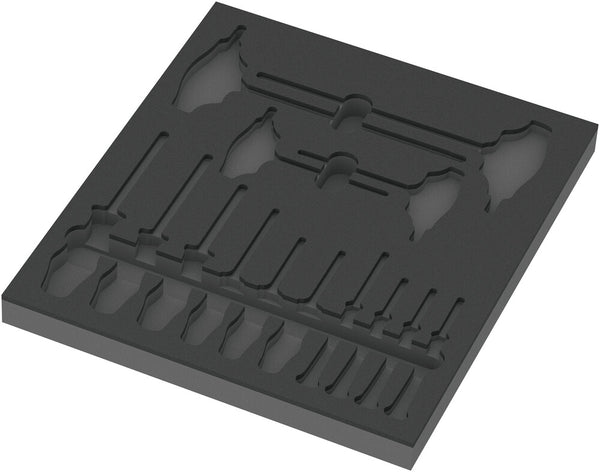 Wera 05137312001 9812 Foam insert TORXÃ‚Â® HF screwdriver set 1, empty, 344 x 30 x 392 mm