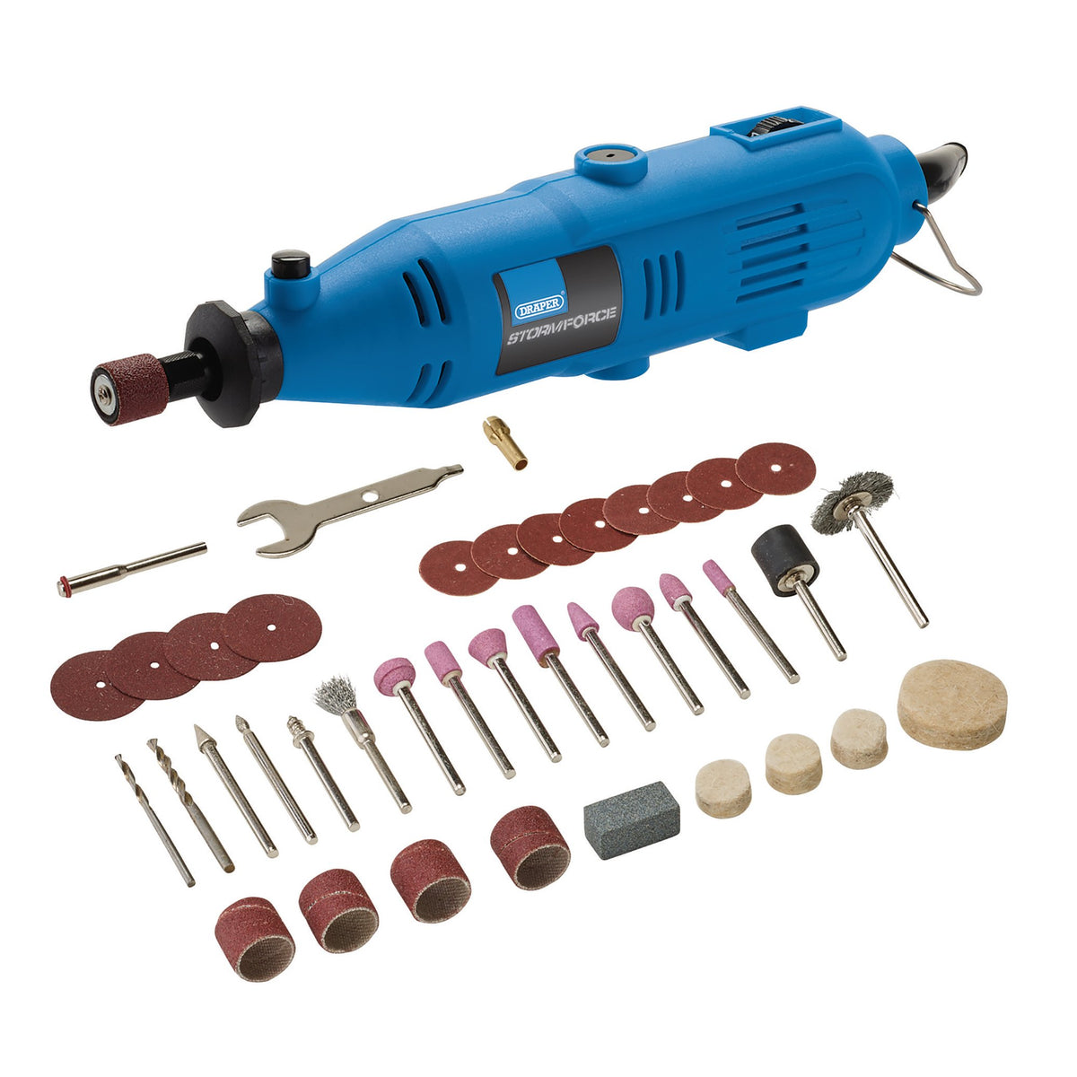 Draper 98521 Draper Storm Force 230V Rotary Multi Tool Kit 135W 40 P