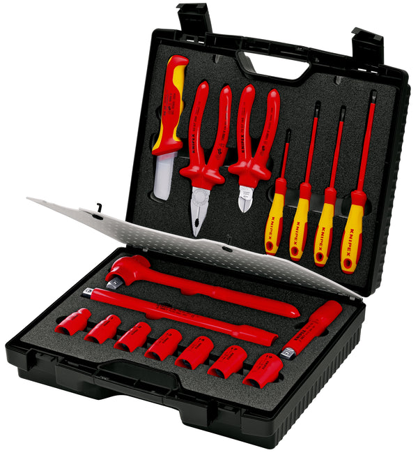 KNIPEX 98 99 11 Compact Tool Case 17 parts