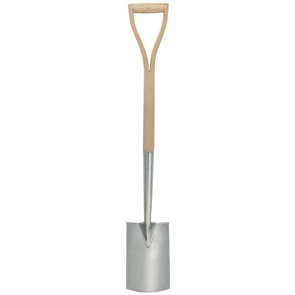Draper 99012 Draper Heritage Stainless Steel Border Spade with Ash Handle