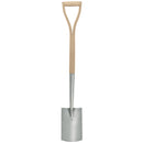 Draper 99012 Draper Heritage Stainless Steel Border Spade with Ash Handle