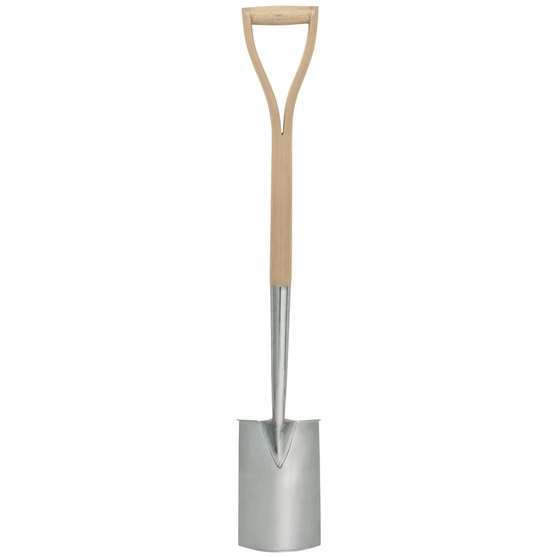 Draper 99012 Draper Heritage Stainless Steel Border Spade with Ash Handle