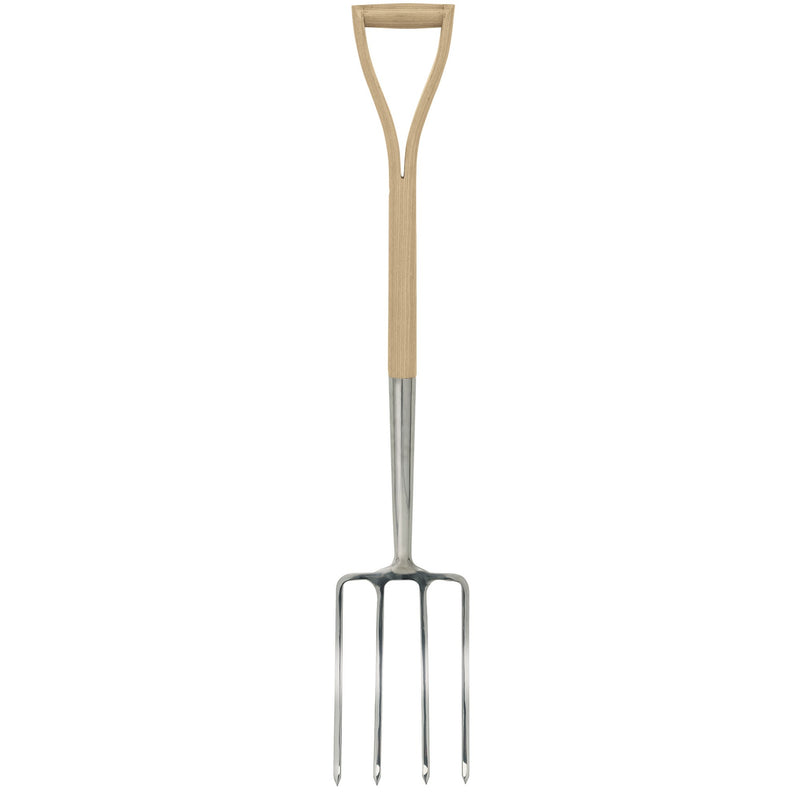 Draper 99013 Draper Heritage Stainless Steel Digging Fork with Ash Handle
