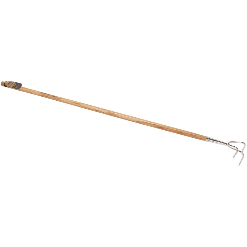 Draper 99017 Draper Heritage Stainless Steel 3 Prong Cultivator with Ash Handle