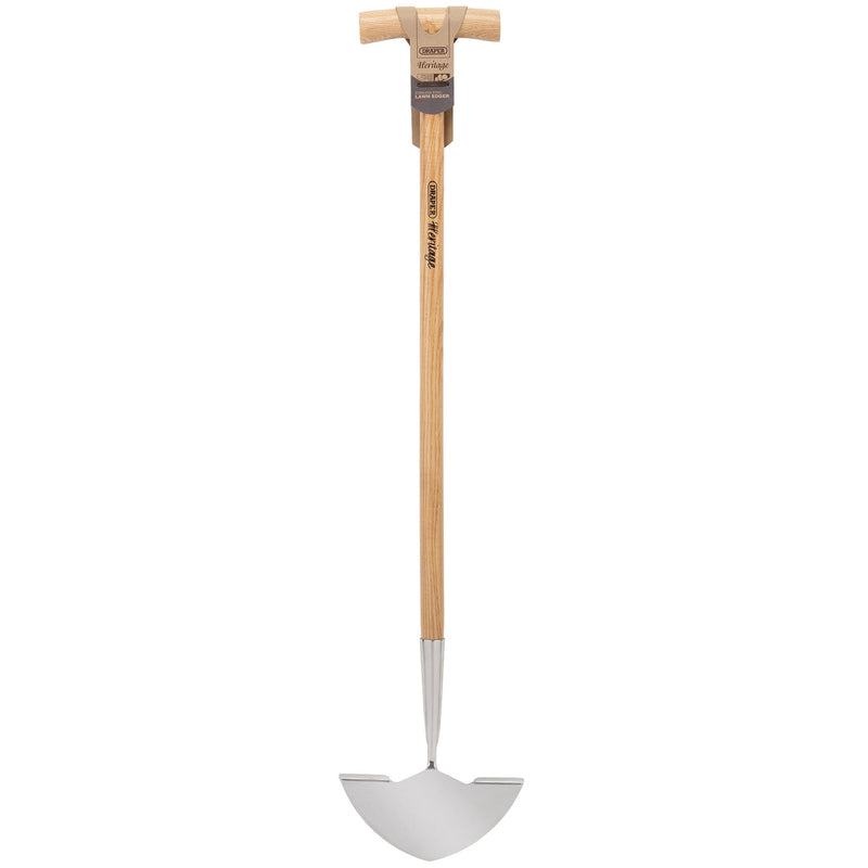Draper 99021 Draper Heritage Stainless Steel Lawn Edger with Ash Handle