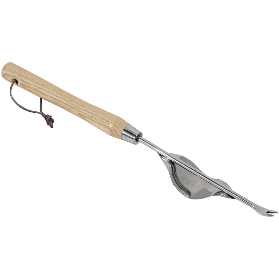 Draper 99030 Draper Heritage Stainless Steel Spinnaker Handle Weeder With Ash Handle
