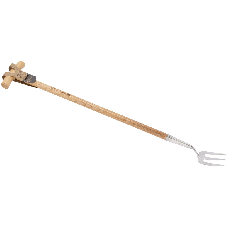 Draper 99031 Draper Heritage Stainless Steel Fork With Ash Long Handle