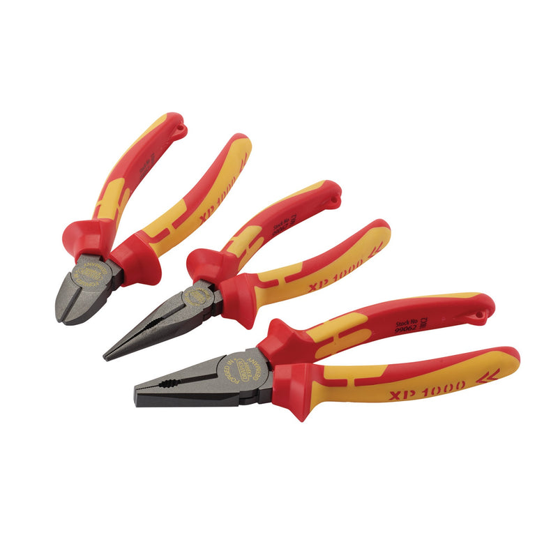 Draper 99070 XP1000 VDE Pliers Set, Tethered (3 Piece)