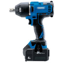 Draper 99251 D20 20V Brushless Mid-Torque Impact Wrench, 1/2" Sq. Dr., 400Nm, 2 x 4.0Ah Batteries, 1 x Charger