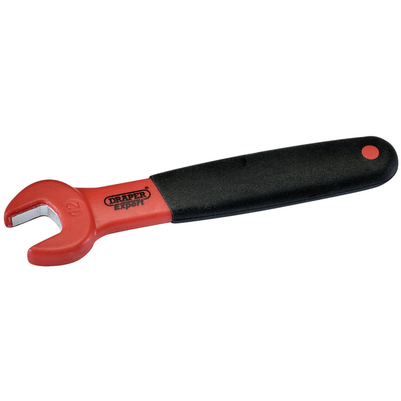 Draper 99470 VDE Approved Fully Insulated Open End Spanner, 12mm