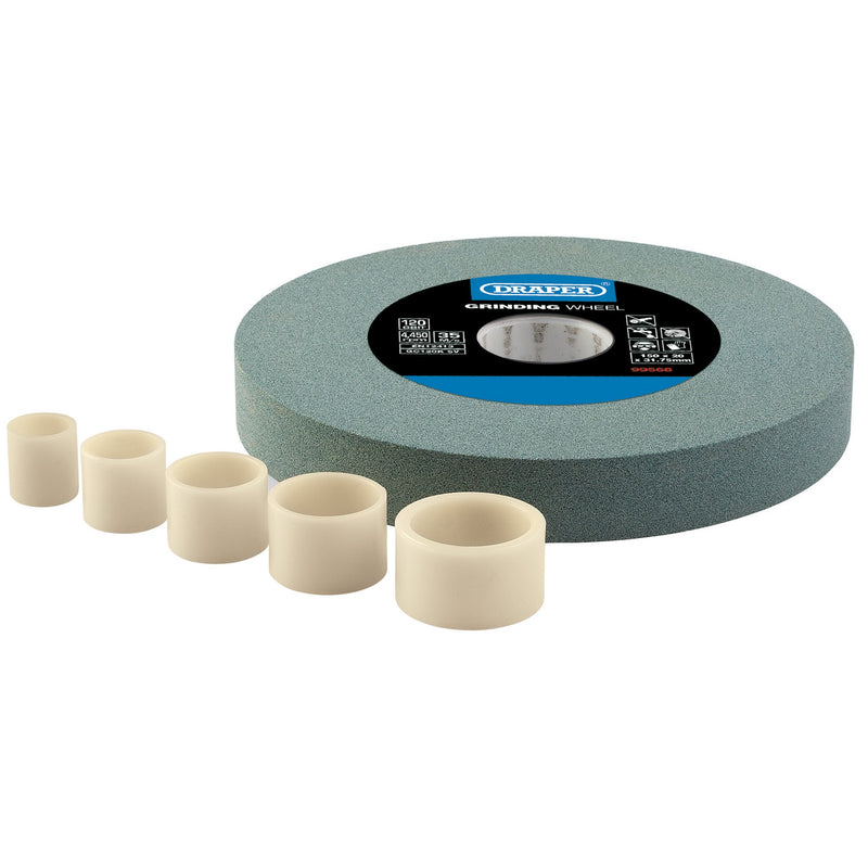 Draper 99568 Silicon Carbide Bench Grinding Wheel, 150 x 20mm, 120 Grit