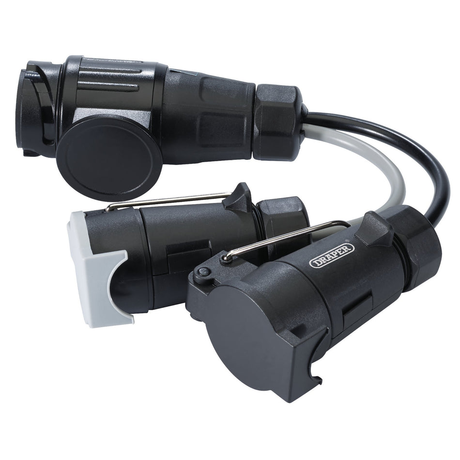 Draper 99661 13-Pin Euro to 7-Pin N-Type/7-Pin S-Type Converter