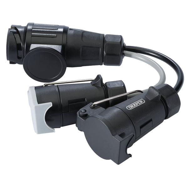 Draper 99661 13-Pin Euro to 7-Pin N-Type/7-Pin S-Type Converter