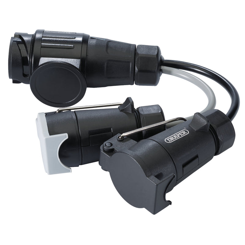Draper 99661 13-Pin Euro to 7-Pin N-Type/7-Pin S-Type Converter