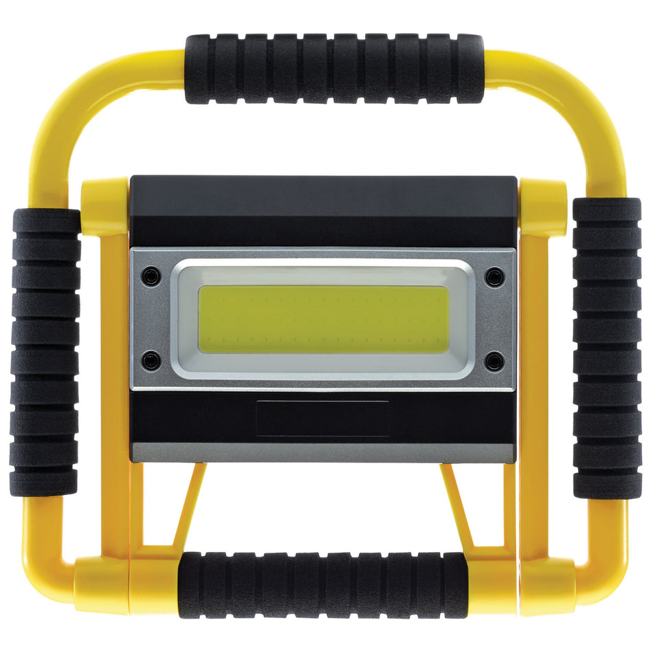 Draper 99707 COB LED Rechargeable Folding Worklight and Power Bank, 20W, 750 - 1,500 Lumens