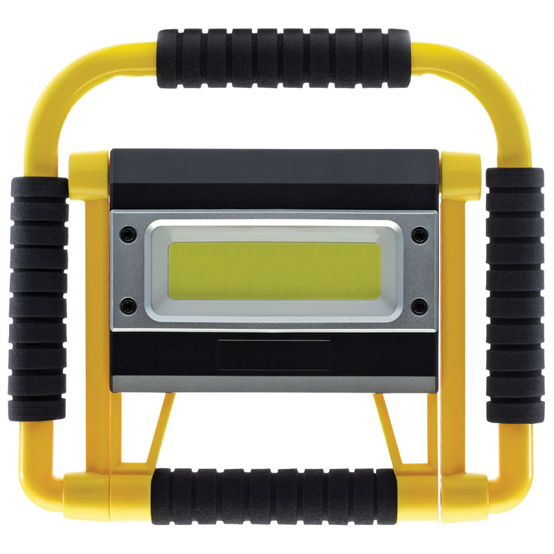 Draper 99707 COB LED Rechargeable Folding Worklight and Power Bank, 20W, 750 - 1,500 Lumens