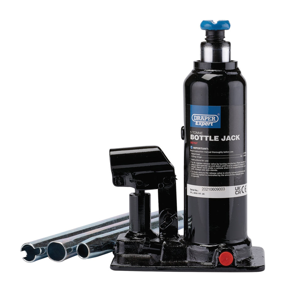 Draper 99767 Draper Expert Hydraulic Bottle Jack, 5 Tonne