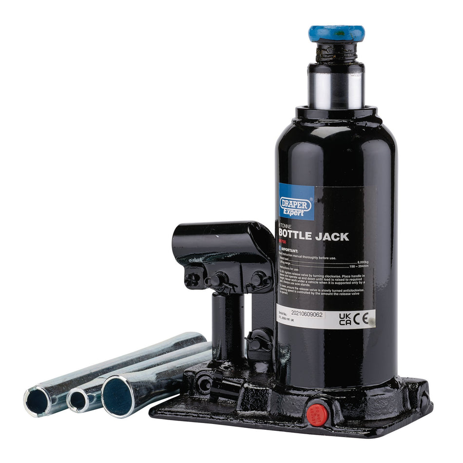 Draper 99768 Draper Expert Hydraulic Bottle Jack, 8 Tonne