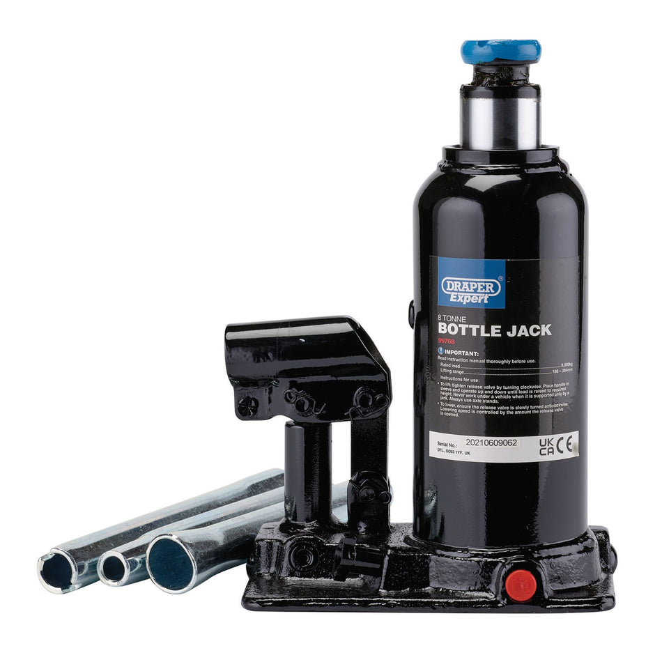 Draper 99768 Draper Expert Hydraulic Bottle Jack, 8 Tonne
