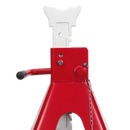 Sealey AAS10000 Auto Rise Ratchet Axle Stands (Pair) 10tonne Capacity per Stand