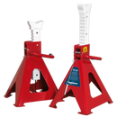 Sealey AAS10000 Auto Rise Ratchet Axle Stands (Pair) 10tonne Capacity per Stand
