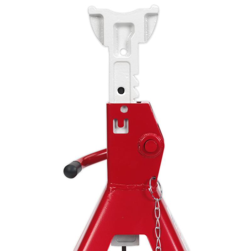 Sealey AAS3000 Auto Rise Ratchet Axle Stands (Pair) 3tonne Capacity per Stand