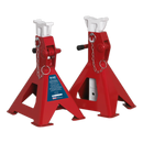 Sealey AAS3000 Auto Rise Ratchet Axle Stands (Pair) 3tonne Capacity per Stand